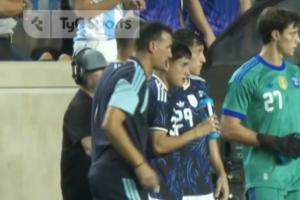 松弛！19岁阿兰达首秀，斯卡洛尼：他就像在家，我让他吐掉口香糖